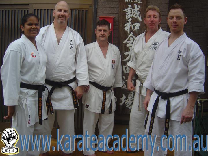 Australian Group at Hombu Dojo