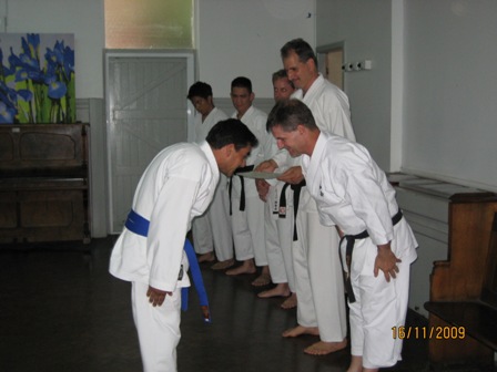 Andrew graded to 5th Kyu  2009
